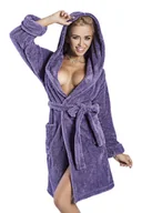 Szlafroki damskie - Damski szlafrok Diana fioletowy L - miniaturka - grafika 1