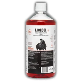 LAB-V Olej z Łososia Lachsöl dla koni 1000ml - Suplementy i witaminy dla psów - miniaturka - grafika 1