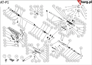 Nakrętka kontrująca iglicy do Hatsan: AT44, BT65, Galatian, Nova, Trophy (2211) - Osprzęt do wiatrówek - miniaturka - grafika 2