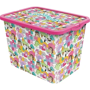 Plastikowy pojemnik dziecięcy 40x29x27 cm Stor – SQUISHMALLOWS - Pojemniki na zabawki - miniaturka - grafika 1