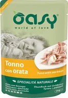 Mokra karma dla kotów - OASY Kot Tuńczyk z doradą 70g (saszetka) - miniaturka - grafika 1