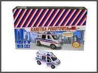 Samochody i pojazdy dla dzieci - Hipo Auto Pogotowie Van 11cm z głosem p12 - miniaturka - grafika 1