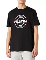 Koszulki męskie - FILA Męski T-shirt SIMI Graphic z t-shirtem, czarny, S, czarny, S - miniaturka - grafika 1