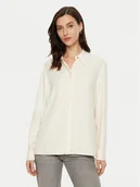 Koszule damskie - Tommy Hilfiger Koszula WW0WW44045 Beżowy Regular Fit - miniaturka - grafika 1