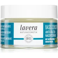 Kremy do twarzy - Lavera Basis Sensitiv  Q10 Night Cream 50 ml - krem do twarzy 50 ml - miniaturka - grafika 1