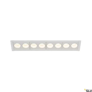 SLV Lampa wpuszczana MILANDOS 8 biała 2700K 45 1005425 - Oprawy, klosze i abażury - miniaturka - grafika 1