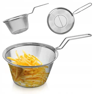Sitko koszyk do smażenia frytek stalowe z rączką - Sitka - miniaturka - grafika 1