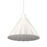 Oprawy, klosze i abażury - Lampa wisząca LEDVANCE whiteReplica Pulp wykonana z metalu i papier-mâché, E27, średnica 310 mm, klosz wykonany z materiału pochodzącego z recyklingu, trwała dzięki wymiennemu źródłu światła, łatwy montaż - miniaturka - grafika 1