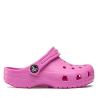 Buty dla dziewczynek - Klapki Crocs Classic Clog K 206991 Różowy - miniaturka - grafika 1