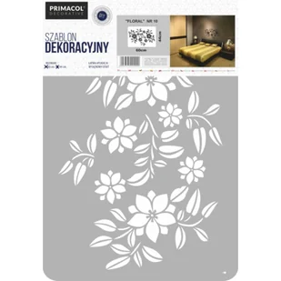Primacol Szablon dekoracyjny XXL nr 10 Floral Decorative - Szablony malarskie - miniaturka - grafika 1