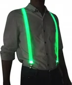 Dodatki do strojów karnawałowych - Pan i Pani Gadżet Męskie Szelki Świecące Led Na Imprezę Party Kolory - miniaturka - grafika 1