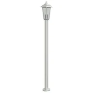 Lampy ogrodowe - Lampa ogrodowa na słupku, srebrna, 120 cm, stal nierdzewna - miniaturka - grafika 1