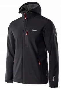 Hi-Tec, Kurtka męska z kapturem, Softshell, Czarny,  XL - Kurtki męskie - miniaturka - grafika 1