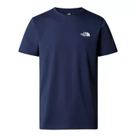 Koszulki sportowe męskie - Koszulka The North Face Simple Dome 0A87NG8K21 - granatowa - miniaturka - grafika 1