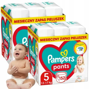 Pieluchomajtki Pampers Pants rozmiar 5 (12-17kg) 152 szt. - Pieluchy - miniaturka - grafika 1