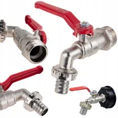 Inne akcesoria do nawadniania - Kran Do Zbiornika Mauzera 1000L Zawór Na Wąż 1/2 - miniaturka - grafika 1