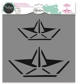 Scrapbooking - Aladine Szablon, Łódki z papieru - miniaturka - grafika 1