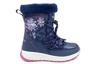 Śniegowce damskie - KangaROOS Dziewczęce K-pe Snooze RTX śniegowce, Dk Navy Daisy Pink, 32 EU - miniaturka - grafika 1