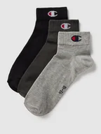 Skarpetki męskie - Skarpety z detalem z logo, w zestawie 3 szt., model „Quarter Sock” - miniaturka - grafika 1