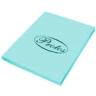 Szkolne artykuły papiernicze - PROTOS Papier ksero A4 błękitny 80g 100ar - miniaturka - grafika 1