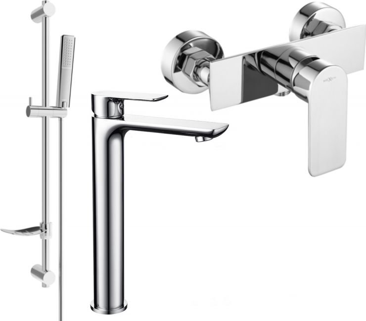 Mexen Alfa DF72 zestaw prysznicowy, chrom - 745714DF72-00