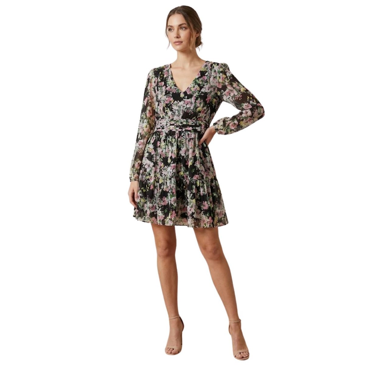 Sukienka damska Sinequanone Robyn w kwiaty przed kolano-XL