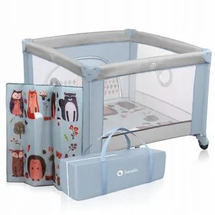 Lionelo Kojec Dla Dzieci Łóżeczko Turystyczne 2W1 100X100 Cm Materac Koła - Łóżeczka i kojce Lionelo Kojec Dla Dzieci Łóżeczko Turystyczne 2W1 100X100 Cm Materac Koła - Łóżeczka i kojce - miniaturka - grafika 1