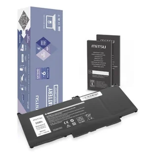 Bateria MXV9V do Dell Latitude 5300 5310 7300 7400 7200 mAh (55 Wh) 7.6V (7.4V) Mitsu - Baterie do laptopów - miniaturka - grafika 1