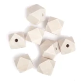 Scrapbooking - Koraliki Drewniane Do Makram Geometryczne 20Mm 8Szt Dalprint - miniaturka - grafika 1