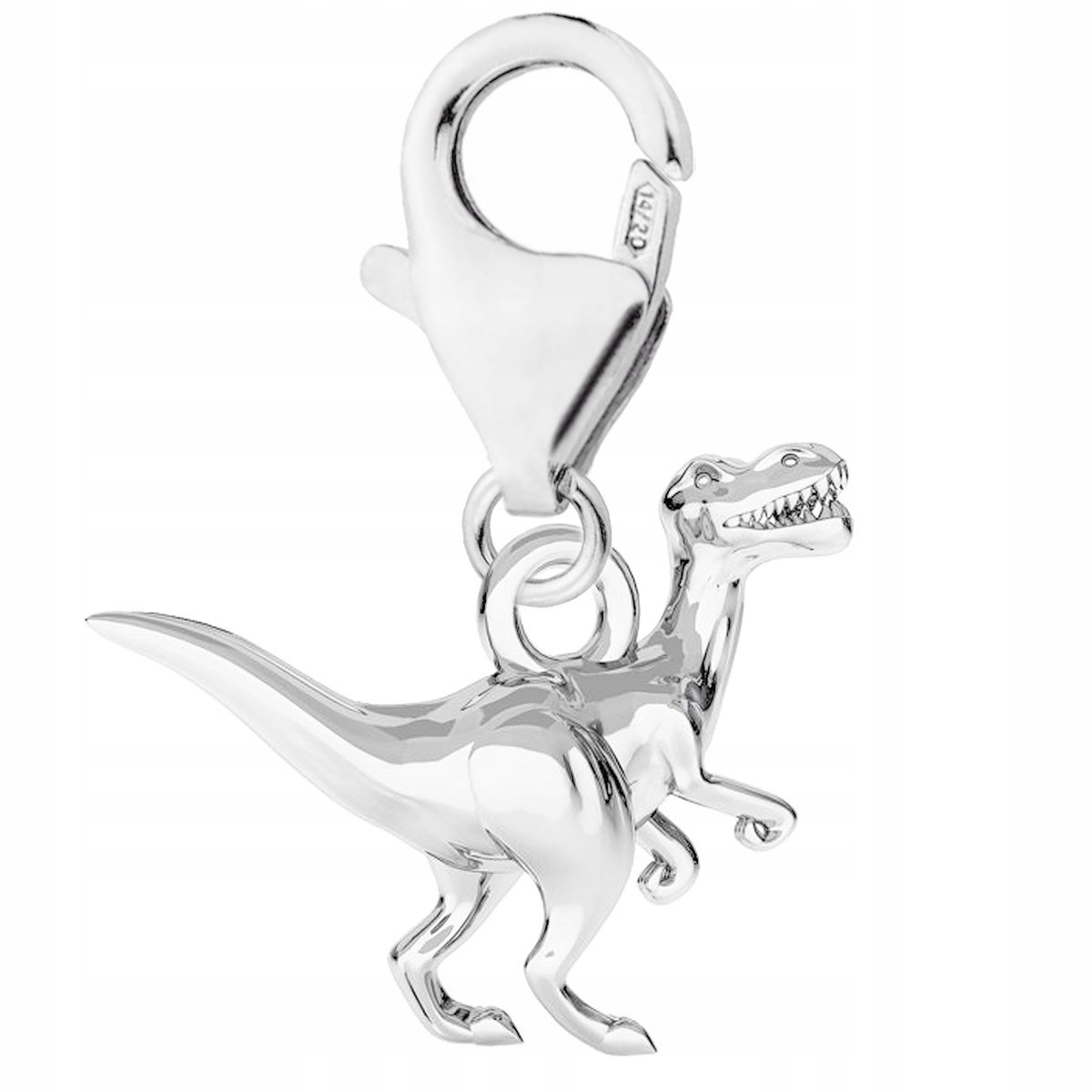 Zawieszka Srebrna z Dinozaurem Dino Smok Dragon Dino Dinozaur SREBRO 925