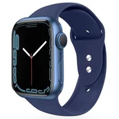 Akcesoria do zegarków - TECH-PROTECT TECH-PROTECT Pasek TECH-PROTECT Smoothband do Apple Watch 1/2/3/4 42/44 mm) Niebieski - miniaturka - grafika 1