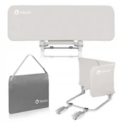 Zabezpieczenia dla dzieci - Barierka bramka do łóżka składana PRZENOŚNA + torba 105 cm Lionelo Lora - miniaturka - grafika 1