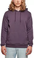 Bluzy męskie - Build Your Brand Męska bluza z kapturem Heavy Hoody, męska bluza z kapturem, dostępna w wielu różnych kolorach, rozmiary od XS do 5XL, Purplenight, XL - miniaturka - grafika 1