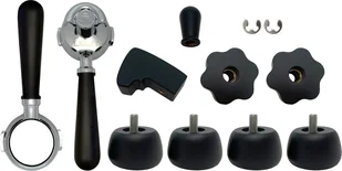 Lelit Lelit - PLA2201 Zestaw uchwytów, portafiltrów i nóżek do ekspresu Bianca - Drewno orzech czarny - Akcesoria i części do ekspresów do kawy - miniaturka - grafika 1