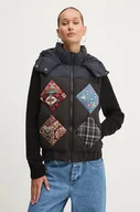 Kurtki damskie - Desigual kurtka HELSINGBORG damska kolor czarny przejściowa 24WWEWBN - miniaturka - grafika 1