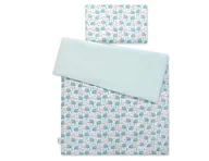 Pościel dla dzieci - Pościel dla niemowląt 2-częściowa bawełniana - jeżyki miętowe - miniaturka - grafika 1