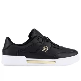 Buty Tommy Hilfiger Prep Court FW0FW06859-0GL - czarne - Buty sportowe damskie - miniaturka - grafika 3