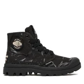 Botki damskie - Trapery Palladium Pampa Hi Tunnels 94626-008-M Czarny - miniaturka - grafika 1