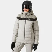 Kurtki damskie - Damska kurtka narciarska Helly Hansen Imperial Puffy Jacket mellow grey - M - miniaturka - grafika 1