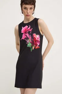 Desigual sukienka PHOENIX kolor czarny mini dopasowana 24WWVW05 - Sukienki - miniaturka - grafika 1