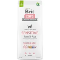 Sucha karma dla psów - BRIT CARE Sustainable Sensitive Insect & Fish 12kg - miniaturka - grafika 1