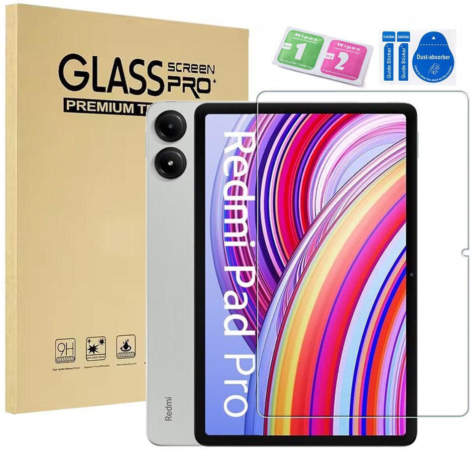 4kom.pl Szkło hartowane 9H do Xiaomi Redmi Pad Pro 2 12.1 2025 / Redmi Pad Pro 12.1 2024