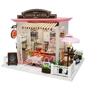 Domki dla lalek - Miniaturowy domek Cukiernia za rogiem - miniaturka - grafika 1