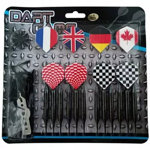Lotki Rzutki Do Gry W Darta Master Black 18G (12 Lotek, 100 Grotów) - Dart - miniaturka - grafika 1