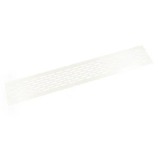 KRATKA WENTYLACYJNA 80X480MM BIAŁY K-80/B AMIX - Akcesoria i części AGD - miniaturka - grafika 1
