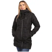 Kurtki i kamizelki sportowe damskie - Kurtka damska Kilpi Belize-W Rozmiar: XL / Kolor: czarny - miniaturka - grafika 1