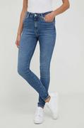 Spodnie damskie - Tommy Hilfiger jeansy damskie kolor niebieski - miniaturka - grafika 1
