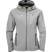Kurtki męskie - Kempa Kempa Core 2.0 Softshell kurtka męska softshell, ciemnoszary melanż szary ciemnoszary M 200325506 - miniaturka - grafika 1