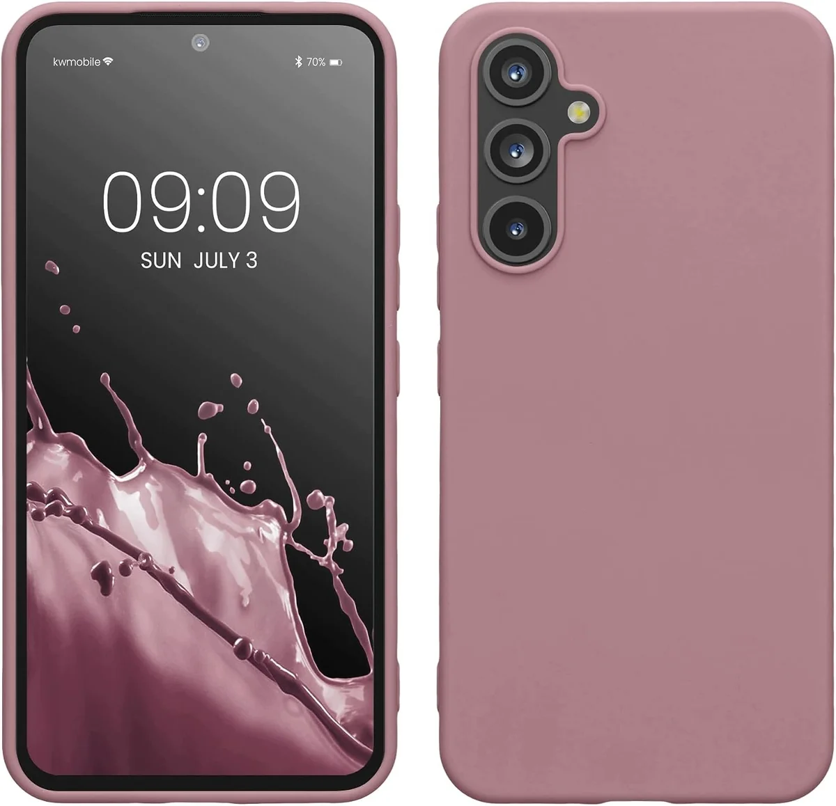 ETUI ULTRA CIENKIE TELEFON POKROWIEC SILIKONOWY ELASTYCZNY RÓŻOWY MATOWY