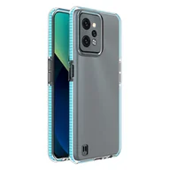 Etui i futerały do telefonów - Spring Case etui Realme C31 silikonowy pokrowiec z ramką jasnoniebieskie - miniaturka - grafika 1